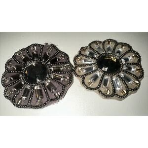 Ann Taylor Loft Hair Clip with embellished Faux Gems x2, J-01-67